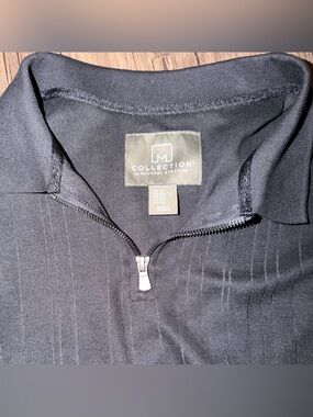 Collection by Michael Strahan Black Quarter-Zip Pullover, XXL